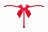Изысканные трусики-стринги Giftella с бантиком сзади 
