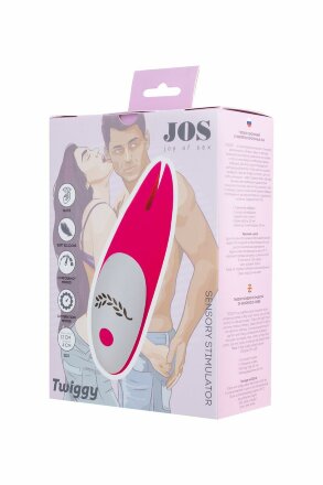 Розовый вибромассажер JOS Twiggy 