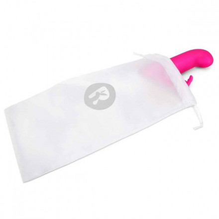 Розовый вибромассажер для G-точки Come hither G-Spot Rabbit - 24,5 см. 