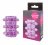 Открытая фиолетовая насадка на пенис Crystal Sleeve - 5,5 см. 
