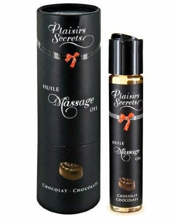Массажное масло с ароматом шоколада Huile de Massage Gourmande Chocolat - 59 мл. 
