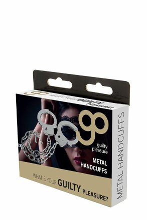 Наручники на длинной цепочке с ключами Metal Handcuffs Long Chain 