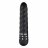 Черный мини-вибратор Diamond Twisted Vibrator - 11,4 см. 