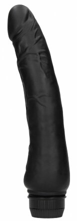 Черный вибромассажер Multispeed G-Spot Vibrator - 23,5 см. 