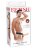 Полый страпон 8&quot; Hollow Strap-On телесного цвета - 19 см. 