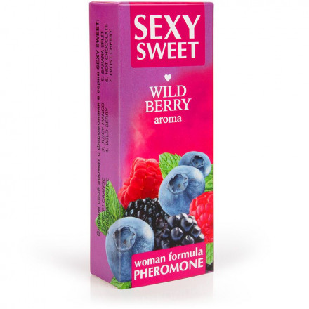 Парфюм для тела с феромонами Sexy Sweet с ароматом лесных ягод - 10 мл. 