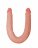 Двусторонний фаллоимитатор Naughty Instinct - 44 см. 