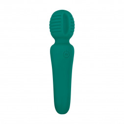 Зеленый мини-wand Eve s Petite Private Pleasure Wand - 14,8 см.