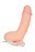 Телесный реалистичный вибратор Elite Vibro - 18,5 см. 