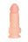 Телесный реалистичный вибратор Elite Vibro - 18,5 см. 