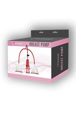 Вакуумная помпа для груди Breast Pump с двумя чашами 