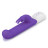 Фиолетовый вибромассажер для G-точки Come hither G-Spot Rabbit - 24,5 см. 