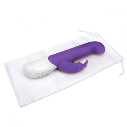 Фиолетовый вибромассажер для G-точки Come hither G-Spot Rabbit - 24,5 см. 