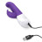 Фиолетовый вибромассажер для G-точки Come hither G-Spot Rabbit - 24,5 см. 