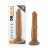 Кофейный фаллоимитатор без мошонки Dr. Skin Realistic Cock Basic 7.5 - 19 см. 