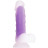 Фиолетовый фаллоимитатор So Divine Real Skin - 17 см. 