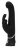 Черный вибратор-кролик G-Spot Stroking Vibrator - 24,2 см. 