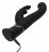 Черный вибратор-кролик G-Spot Stroking Vibrator - 24,2 см. 