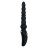 Черная анальная виброелочка Magic Stick - 22,6 см. 