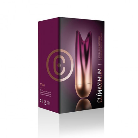Фиолетовая вибропуля Climaximum Ava - 11 см. 
