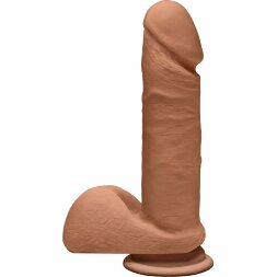 Фаллоимитатор-мулат The D Perfect D 7&quot; Caramel - 17,8 см.