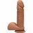 Фаллоимитатор-мулат The D Perfect D 7&quot; Caramel - 17,8 см. 