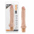Телесный вибратор-реалистик Dr. Skin Cock Vibe 8 - 24,8 см. 