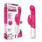 Розовый массажер для G-точки Slim Shaft thrusting G-spot Rabbit - 23 см. 