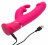 Розовый вибратор-кролик Realistic Dual Density Rechargeable Rabbit Vibrator - 25,5 см. 