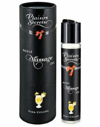 Массажное масло с ароматом пина колады Huile de Massage Gourmande Pina Colada - 59 мл. 