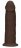 Коричневый фаллоимитатор без мошонки Silicone Dildo Without Balls - 19,2 см. 