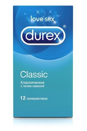 Классические презервативы Durex Classic - 12 шт. 