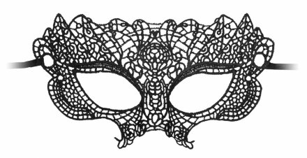 Черная кружевная маска Princess Black Lace Mask 