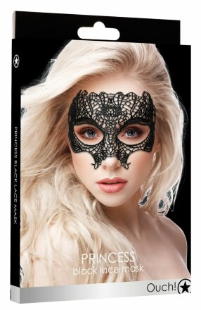 Черная кружевная маска Princess Black Lace Mask 