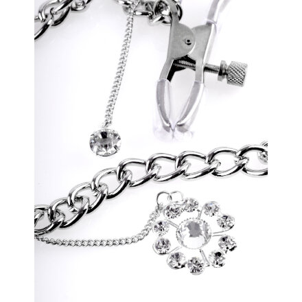 Зажимы на соски Crystal Nipple Clamps 