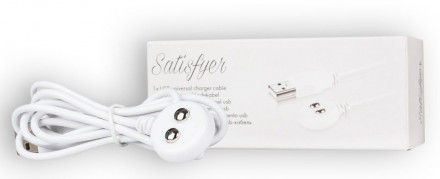 Белый магнитный кабель для зарядки Saisfyer USB Charging Cable 