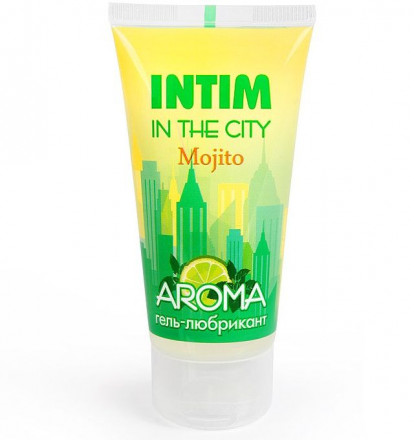 Увлажняющий лубрикант Intim Aroma с ароматом мохито - 60 гр. 