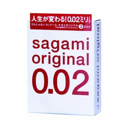 Ультратонкие презервативы Sagami Original - 3 шт. 