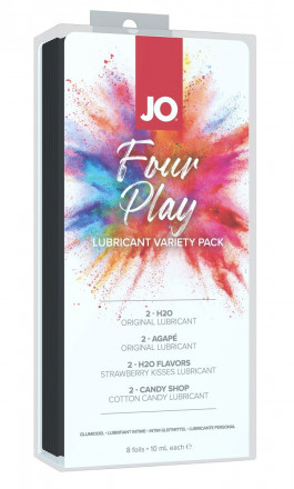 Подарочный набор из 8 саше лубрикантов System JO Four Play 