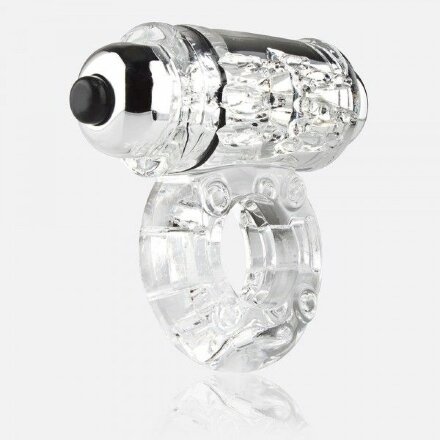 Прозрачное эрекционное виброкольцо OWOW CLEAR 