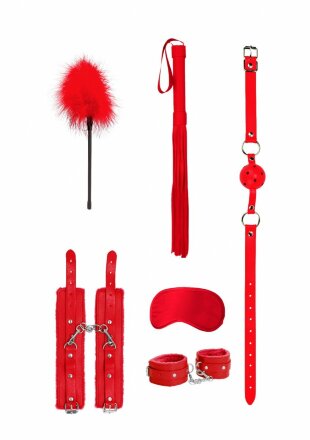 Красный игровой набор Beginners Bondage Kit 