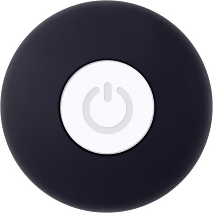 Черная анальная вибропробка Mighty Mini Plug - 8,9 см. 