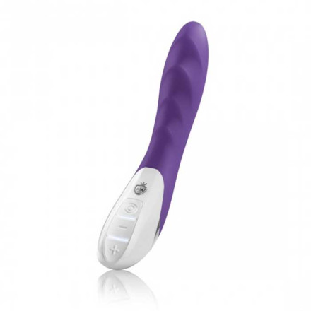 Фиолетовый вибратор Mystim Sassy Simon - 27 см. 