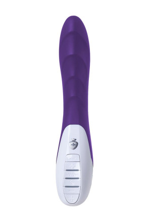 Фиолетовый вибратор Mystim Sassy Simon - 27 см. 