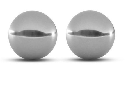 Серебристые вагинальные шарики Gleam Stainless Steel Kegel Balls 