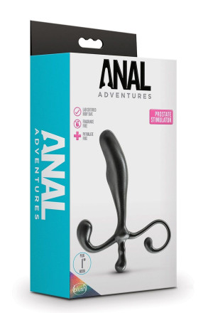 Черный стимулятор простаты Prostate Stimulator - 12,7 см. 
