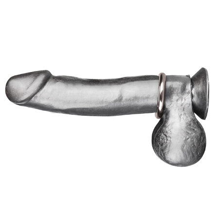 Стальное эрекционное кольцо STEEL COCK RING - 4.8 см. 