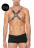 Черная мужская портупея Chain And Chain Harness 