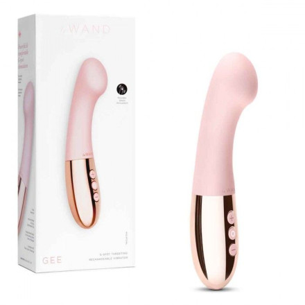 Розовый стимулятор для точки G Le Wand GEE - 16,6 см. 