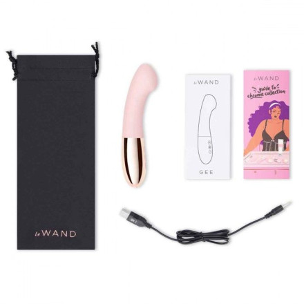 Розовый стимулятор для точки G Le Wand GEE - 16,6 см. 